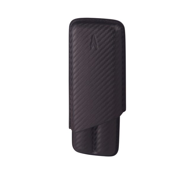 Lotus 62 Ring Carbon Fiber Cigar Case Black