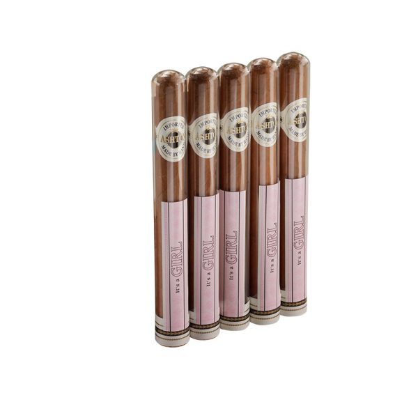 Ashton Classic New Baby Crystal No. 1 It's a Girl 5 Pack Natural