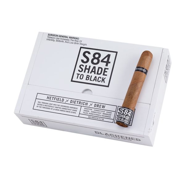 Blackened S84 Shade by Drew Estate Robusto Natural