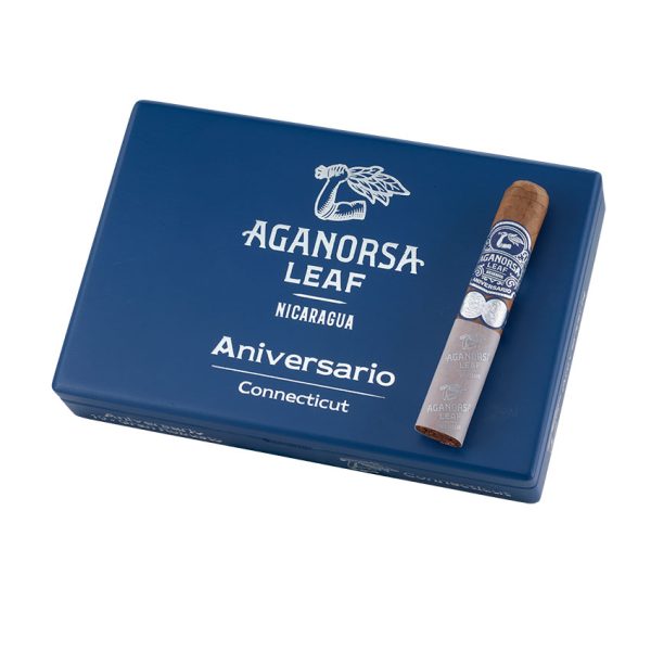Aganorsa Leaf Aniversario Connecticut Robusto BP Natural