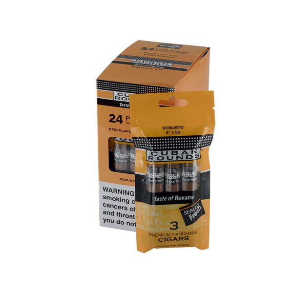 Cuban Rounds Fresh Pack Robusto 8/3