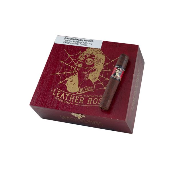 Deadwood Leather Rose Petite Corona Maduro
