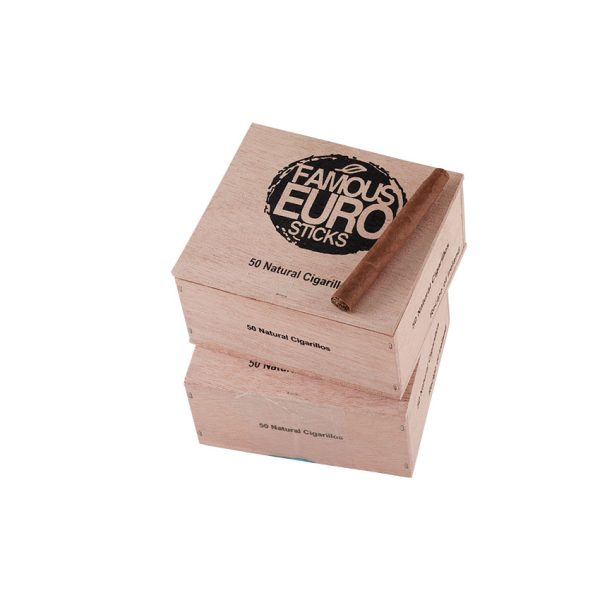 Euro Sticks Natural Cigarillos Box 100 Natural