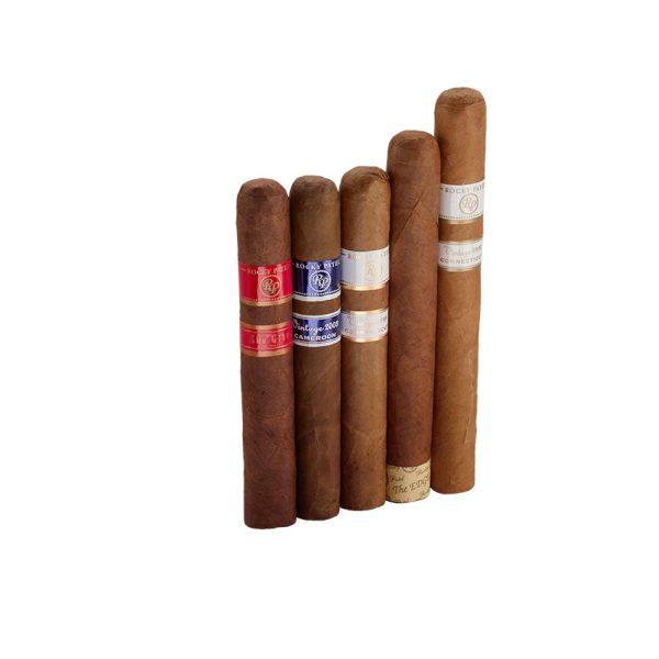 Famous Rocky Value 5 Cigar Sampler #4 Natural