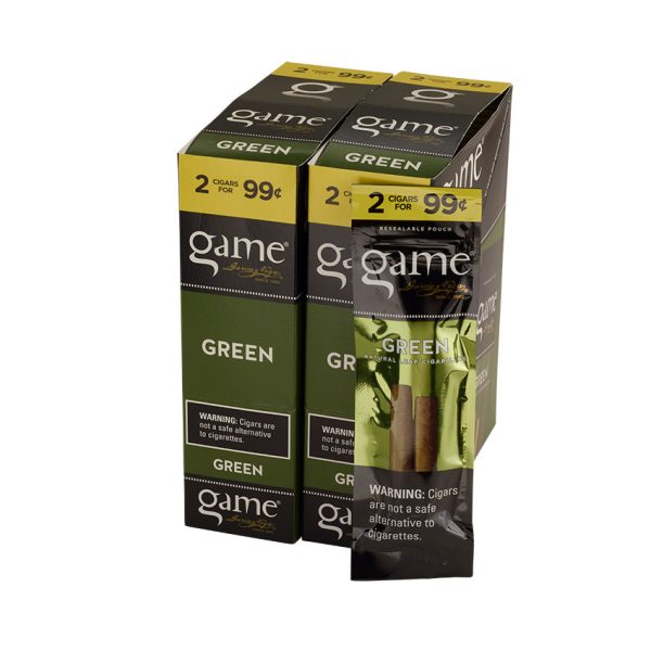 Garcia y Vega Game Cigarillos Green 30/2 Claro