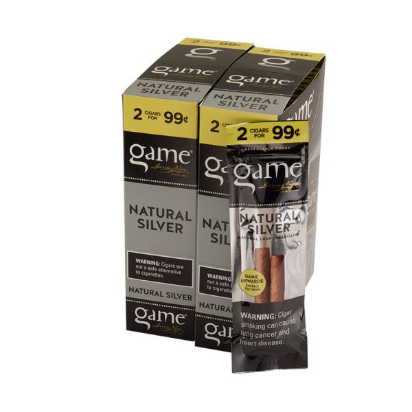 Garcia y Vega Game Cigarillos Silver 30/2 Natural