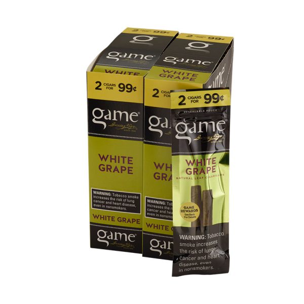 Garcia y Vega Game Cigarillos White Grape 30/2 Natural