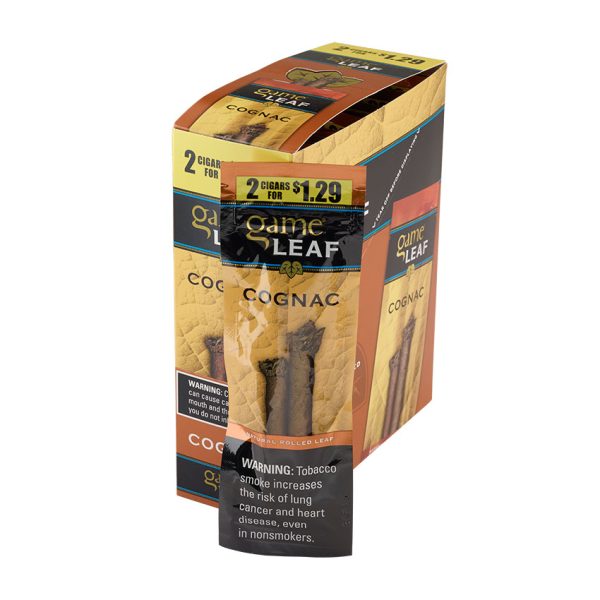Garcia y Vega Game Leaf Cigarillos Cognac 15/2 Natural