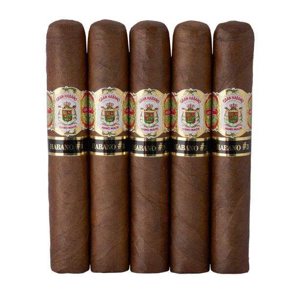 Gran Habano #3 Habano Robusto 5 Pack