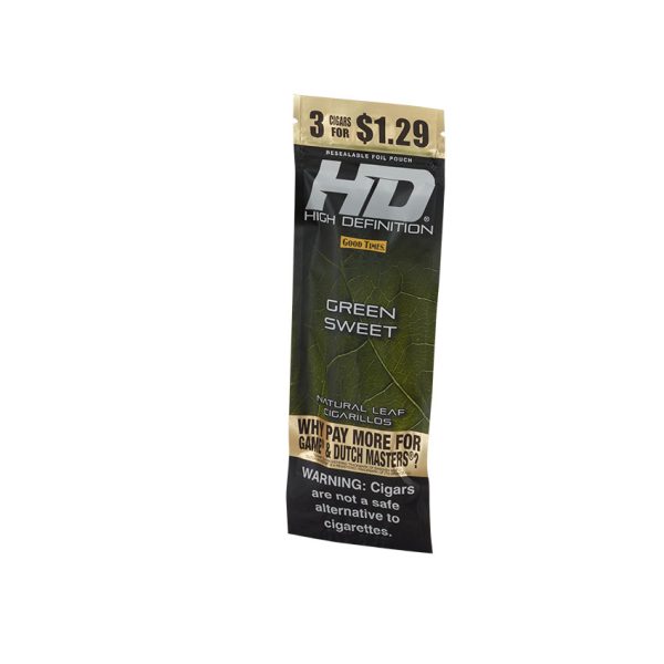 Good Times #HD Green Sweet (3) Cigar Sample