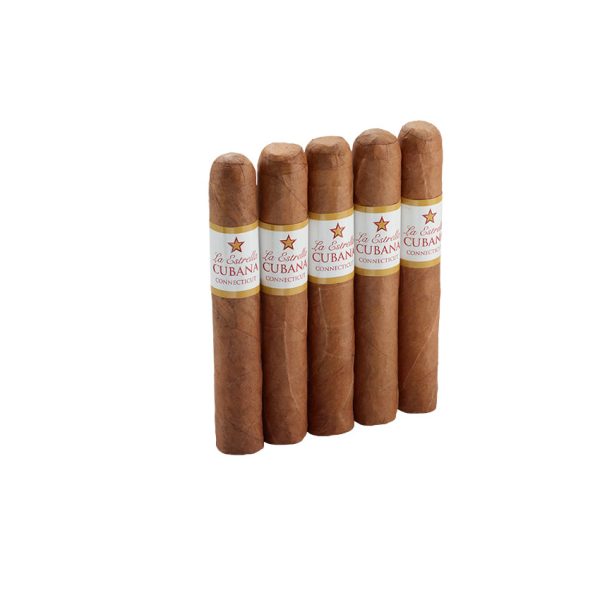 La Estrella Cubana Connecticut Robusto 5 Pack