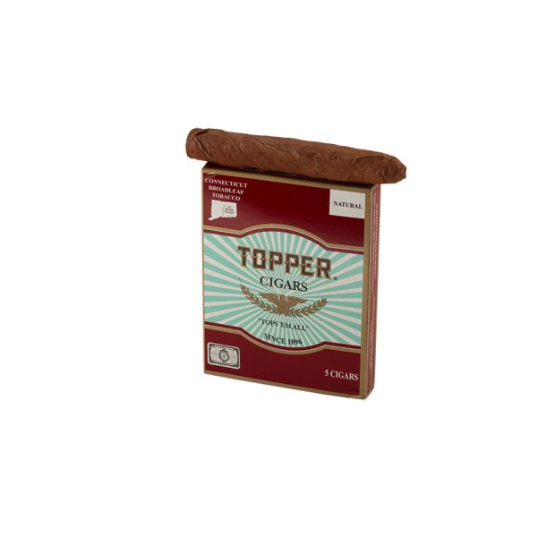 Topper Broadleaf Natural (5) Cigar Sample