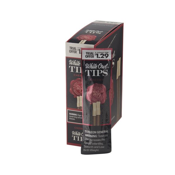 White Owl Tips 15/2 Cherry Natural