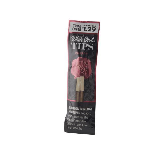 White Owl Tips (2) Cherry Cigar Sample