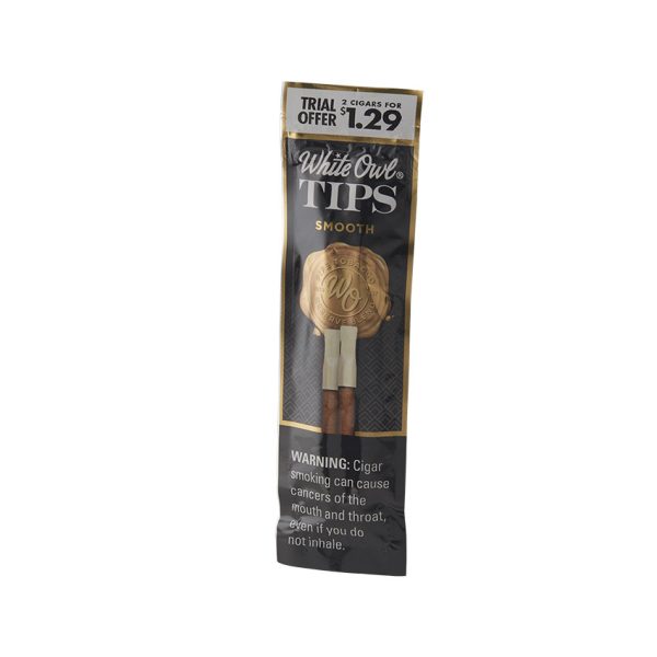 White Owl Tips (2) Smooth Cigar Sample