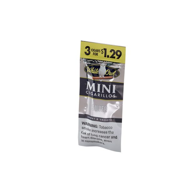 White Owl Mini Cigarillo Silver (3) Cigar Sample