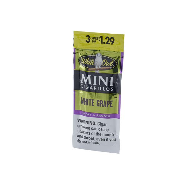 White Owl Mini Cigarillo White Grape (3) Cigar Sample