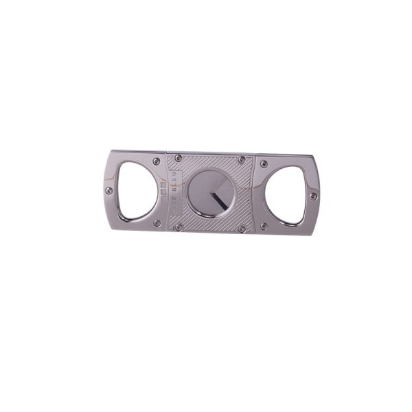 Elie Bleu EBC-1 Cigar Cutter Stainless Diagonal Lines Stainless