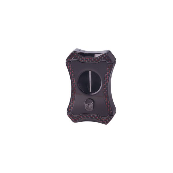 Rocky Patel Viper Gunmetal & Red Carbon Fiber V-Cutter Red