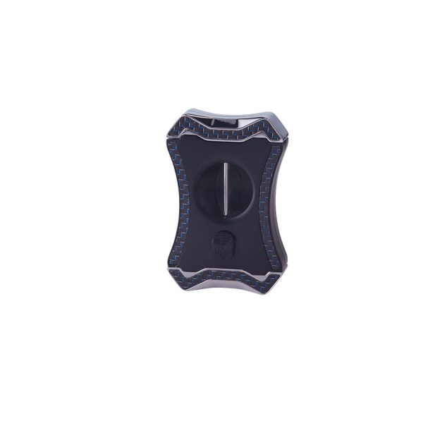 Rocky Patel Viper Silver & Blue Carbon Fiber V-Cutter Silver