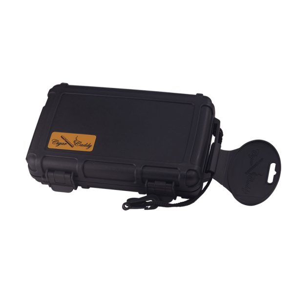 Cigar Caddy 3400-XL Black Big Ring Gauge Travel Case Black