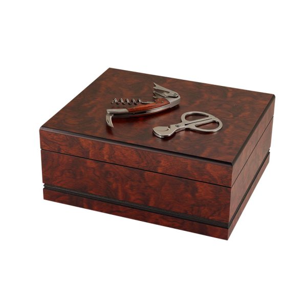 Craftsman's Sonoma Gift Set with Scissors and Wine Tool Walnut