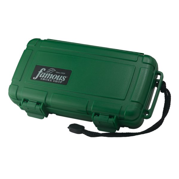 Famous Brand 5 Cigar Travel Green