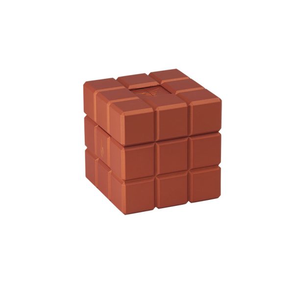Colibri Heritage Cube Table Lighter Orange
