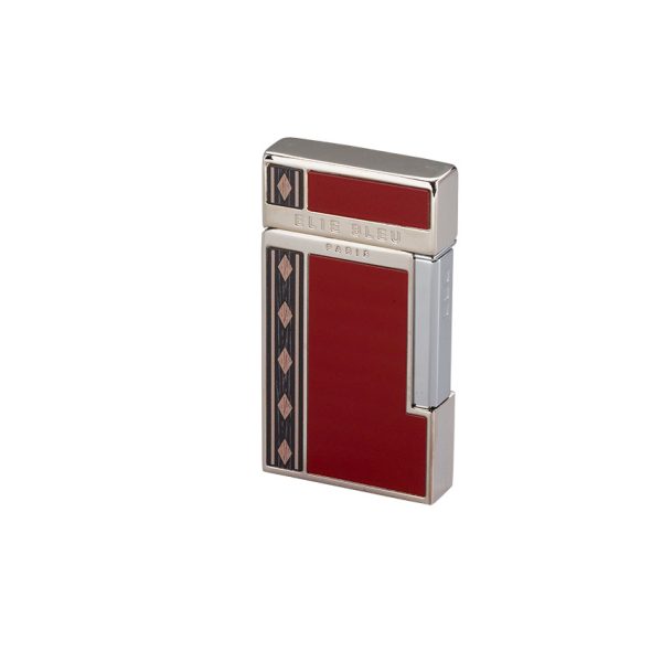 Elie Bleu J-14 Diamond Jet Flame Red Marquetry Red