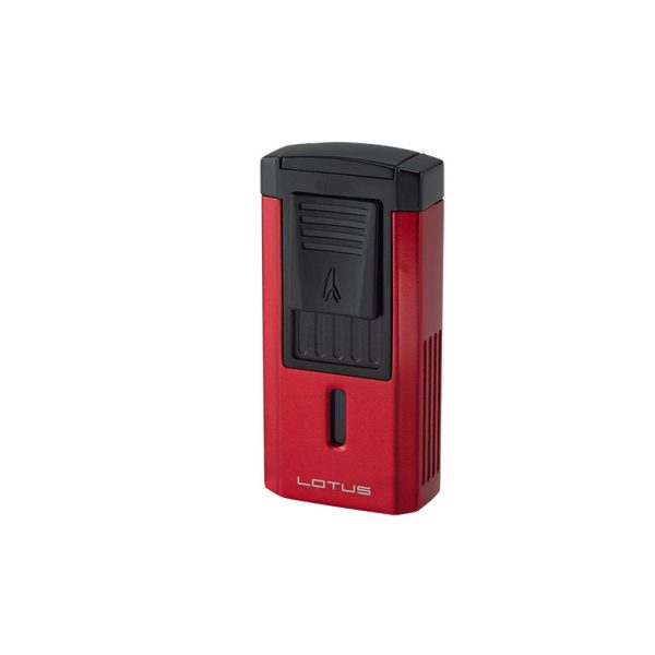 Lotus Duke V Serrated Cigar Cutter Lighter Red & Black Red